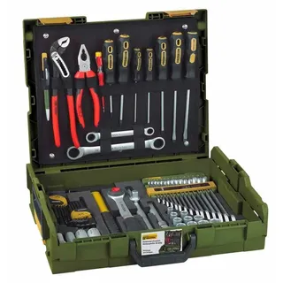 PROXXON Handwerker-Universal-Werkzeugkoffer 69-tlg. grün 44,5 x 11,8 x 35,8 cm