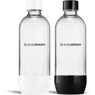 Sodastream Flaschen Set 2x1L schwarz/weiß