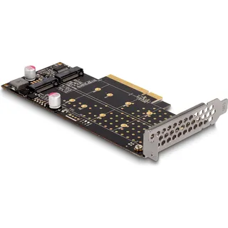 DeLock PCI Express x8 Karte zu 2 x intern NVMe M.2 Key M