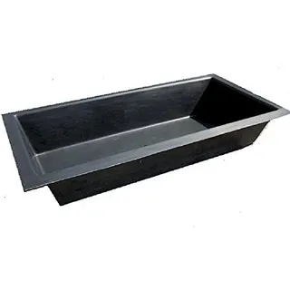 garten-wohnambiente GFK Teichbecken rechteckig 240/120/35 cm 800 ltr. Rechteckbecken Springbrunnenbecken Becken