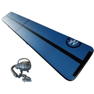 Airtrack Akrobatikbahn MASTER 600 x 100 x 10 cm - Blau-Schwarz