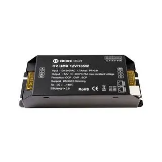 KapegoLED Netzgerät HV DMX 12V, 135W, spannungskonstant, dimmbar: DMX512, 100-240V AC, 50-60Hz D-843274