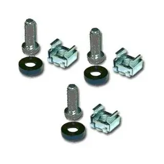 Rack Magic 40'er Kafigmutternsatz Schwarze Schrauben