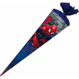 NESTLER Schultüte Spider-Man rund) 70cm - Blau/Rot
