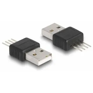 DeLock USB 2.0 Adapter [1x USB 2.0 Stecker A - 1x Stiftleiste] 66683