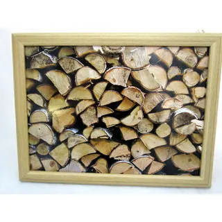 Mars & More - Knietablett - Tablett - Kaminholz - 43x33x7cm