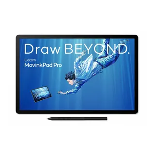 Wacom MovinkPad Pro 14 Zeichentablet, 14" OLED mit batterielosem Slim Pro Pen 3, 12 GB RAM/256 GB Speicher