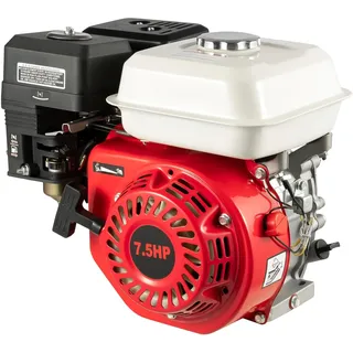 DIFU 7,5 PS Benzinmotor 210ccm Go Kart 4 Takt Motor | Niedriger Kraftstoffverbrauch | 20mm Welle Kartmotor | Manuell Starter Standmotor mit Ölmangelschutzfunktion für Pumpenmaschinen, Mikrotillern