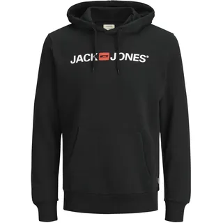 JACK & JONES Logo Kapuzenpullover Black XL