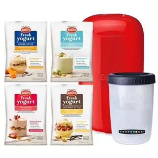 EASIYO Starterset Joghurtmaker inkl. 4 Beutel Joghurtpulver