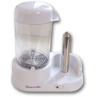 Rosenstein & Söhne Bockwurstwärmer: Hotdog-Maker mit beheizbarer Stange aus rostfreiem Edelstahl, 350 Watt (Hot Dog Maschine, Würstchenwärmer, Wurst)