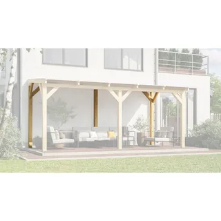 Weka Terrassenüberdachung Bausatz 672 freistehend beige