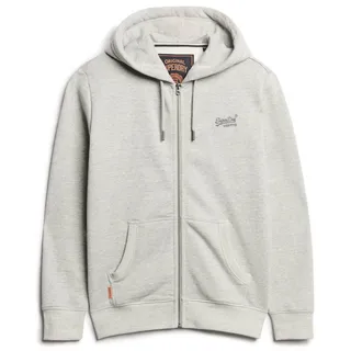 Superdry Essential Logo Zip Hoodie Herren Grau XL