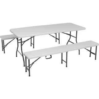 obi group sourcing gmbh Bierzeltgarnitur Taloga 3-teilig aus Kunststoff