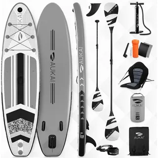 Aukai SUP Board AUKAI Pro 320 x 81 x 15 cm grau