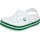 Crocband Clog Sandalen White/Green Ivy 28-29