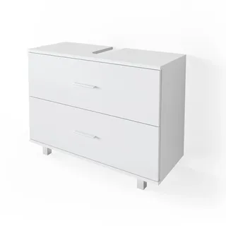 Vicco Waschbeckenunterschrank Ilias Weiß 80 x 61 cm