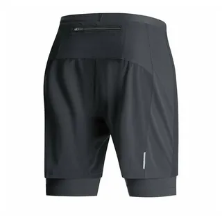Gore Wear R5 2in1 Shorts Herren schwarz S 2022 Laufhosen