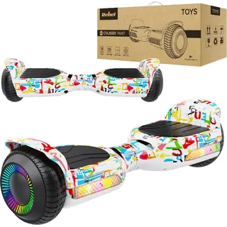 Rebel Hoverboard 6,5"" LED für Kinder & Erwachsene