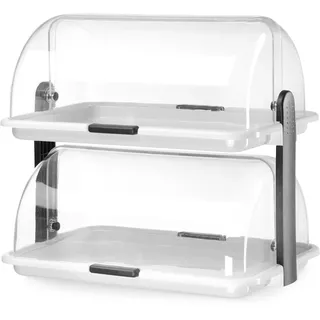 HENDI Rolltop-Display, - doppelt, 380x260x(H)355mm,