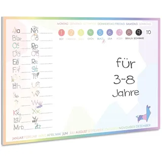 byNia® Schreibtischunterlage Kinder Papier - A3 Malunterlage für Kinder, Schreibtischunterlage Mädchen & Jungen. Lern Schreibtisch Unterlage für Kinder. Schreibtischunterlage Papier Kinder