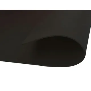 EVA-Gummi, Schwarz, 40 x 60 cm x 1 mm. 20 Stück.
