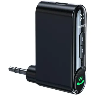 Baseus BSBA-02 (Overseas Edition) Bluetooth AUX-Sender – schwarz