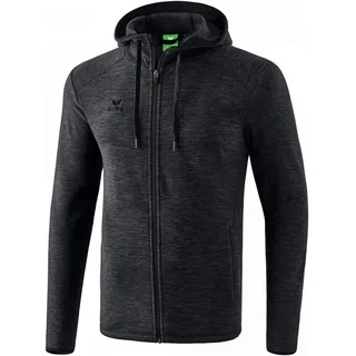 Erima Fleecejacke black melange 3XL