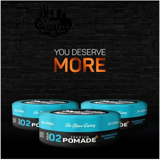 The Shave Factory Haarpomade The Shave Factory Premium Pomade 02 Pompadour extra starker Halt 150ml