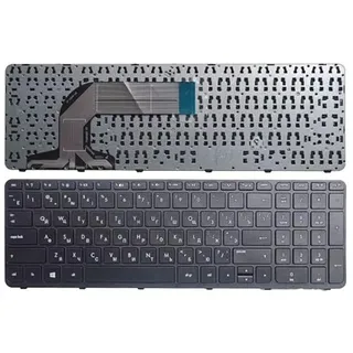 JYJYGDM Laptop-Teile Russische Laptop-Tastatur for HP Pavilion 17 17E 17N 17-N 17-E R68 AER68U00210 710407-001 720670-251 725365-251 RU SCHWARZ