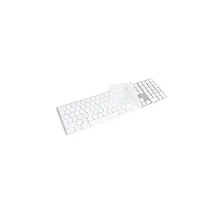 MasiBloom Tastatur-Hülle aus Silikon mit 2017 Apple iMac Magic mit Ziffernblock MQ052LL/A (A1843), ultradünne Schutzhülle für US und EU Tastatur, transparent