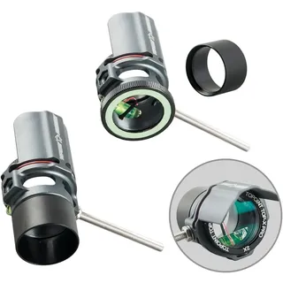 surwolf TP8750 Compound Bogenvisier Scope mit 2X 4X 6X 8X Linse optional Single Pin Scope Visier für Compound Bogen Wettkampfvisier, 0.019" Glasfaser mit Lichtabdeckung