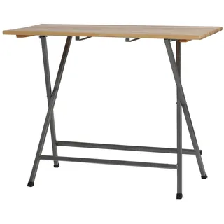 Gautzsch Stehtisch 140 x 70 cm grau/beige klappbar