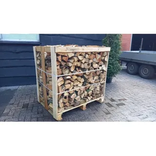 Brennholz | Palette von 0,30 RM | Mischholz aus Eiche & Buche | 25cm Länge