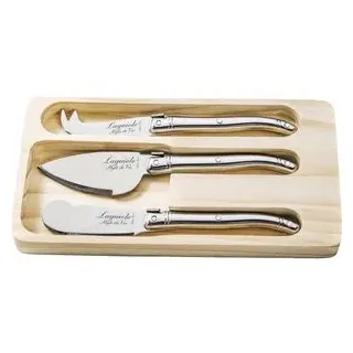 Laguiole Style de Vie Käsemesser-Set Premium Line, 3-teilig,