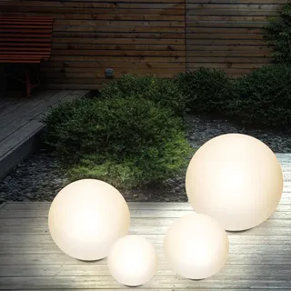 esotec Solarkugel SIENA 4er-Set ⌀=20, 30, 40 und 50 cm 16 Leuchtfarben 102896