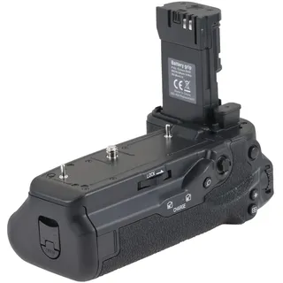 FocusFoto Vertikaler Multi-Power-Batteriegriff für Canon EOS R5 Mark II, R6 Mark III, R6 Mark II, R5, R6 spiegellose Kamera-Ersatz für BG-R20, unterstützt bis zu zwei LP-E6/LP-E6N/LP-E6NH Akkus