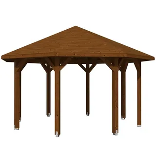 SKANHOLZ Nice Ø 6,3 m nussbraun