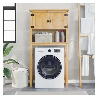 vidaXL Waschmaschinenschrank Corona Massivholz Kiefer