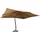 mit Holz-Mast 400 x 300 cm Taupe