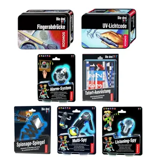 Kosmos Die Drei ??? Fragezeichen großes Detektiv-Set, 7-teilig in mehrfarbig | Gr.: onesize