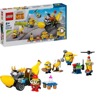 LEGO Despicable Me 75580 Minions und das Bananen Auto Bausatz, Mehrfarbig