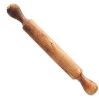 D.O.M. Die Olivenholz Manufaktur Teigroller aus Olivenholz 42 cm