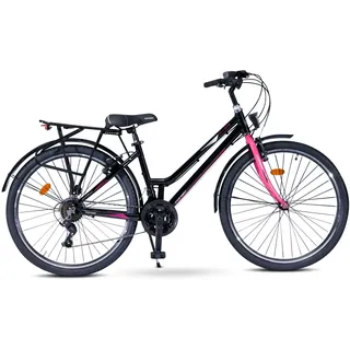 Toys Store 24 Zoll Alu Fahrrad Cityrad 24 Mädchen Rad 21G Rh ca.38 cm Stvo