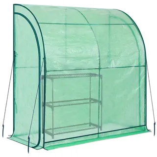 NATIV Anlehngewächshaus Folie Grün 2,00 m2