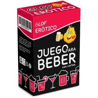 Glop Erótico - Juego para Beber Picante - EL Juego de Cartas más Atrevido - Juego de Mesa Adulto - Regalos Originales para Hombres y Mujeres - 100 Cartas