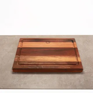 Palatina Werkstatt - Schneidebrett aus Holz massiv Eiche groß XXL - Küchenbrett Unikat Made in Germany 100% Handarbeit