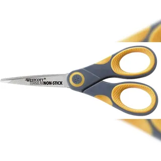 Westcott Schere Grau/Gelb 13 cm
