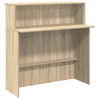 vidaXL Empfangstheke Sonoma-Eiche 100x50x103,5 cm Holzwerkstoff