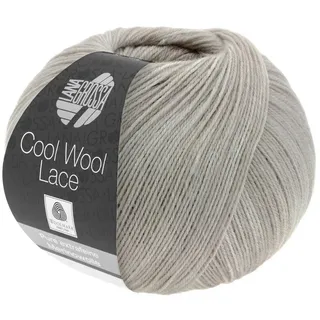 Lana Grossa Cool Wool Lace | Extrafeine Merinowolle waschmaschinenfest und filzfrei | Handstrickgarn aus 100% Schurwolle (Merino) | 50g Wolle zum Stricken & Häkeln | 400m Garn FB 32